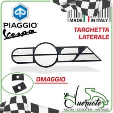 Targhetta laterale cofano - targhetta,
