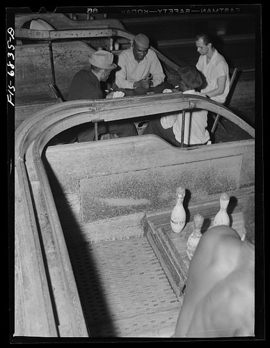 Foto bowling alley anni 40 - bowling, '40