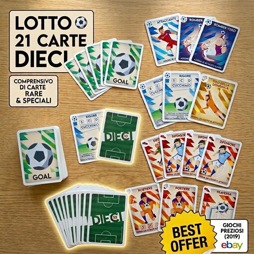 Carte dieci giochi preziosi - carte,