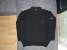 Paul & Shark - Maglione Troyer Uomo Pullover 1/4 Zip Cotone Tg.L Nero OTTIMO