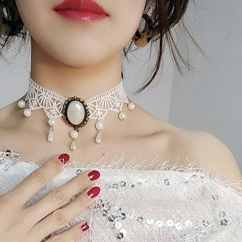 Collana gotica pizzo - gotica,
