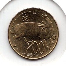 San Marino 200 Lire 1981 R Unc