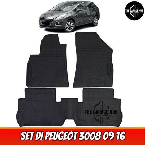 Set tappetini gomma neri - set,
