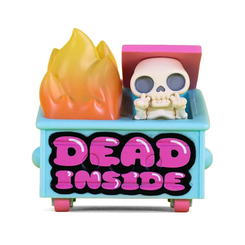 Modellino lil dumpster fire - dumpster,