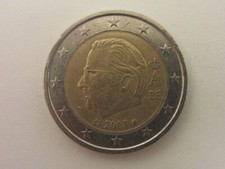 MONETA DA 2 EURO BELGIO RE