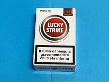 LUCKY STRIKE SIGARETTE SCATOLA LATTA  VUOTA  TIN BOX   (p49)