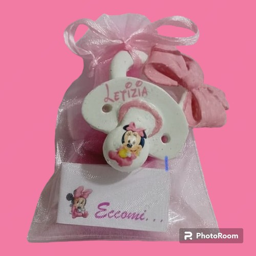 Ciuccio minnie bomboniera - ciuccio,