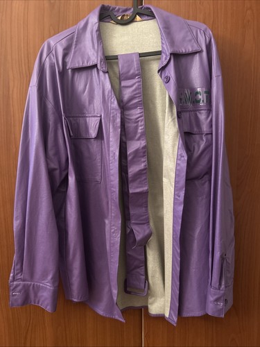 Vintage giacca viola finta - vintage,