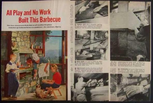 Barbecue con forno 1953 - barbecue,