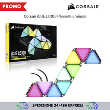 Corsair iCUE LC100 9 Pannelli luminosi per case Luci Smart Triangolari KIT