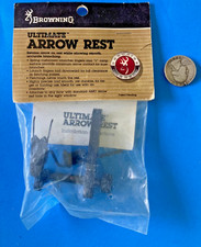 VINTAGE NUOVO 13341 BROWNING ARCHERY ULTIMATE ARROW REST NOS MADE IN USA CARICO A MOLLA