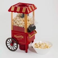 Carretto Macchina Popcorn Elettrica 1200W Aria Calda Senza Olio  Retrò