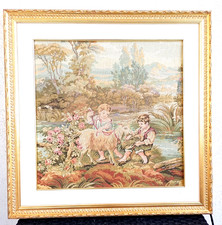 Antico Quadro Arazzo Francese