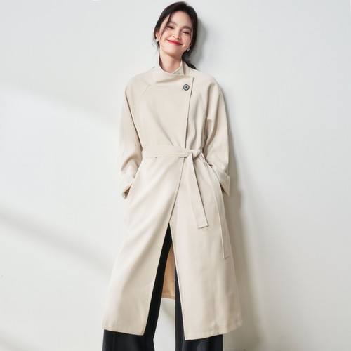 Cappotto trench donna collo