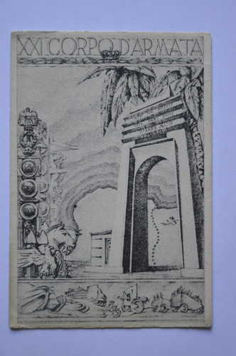 Cartolina militare coloniale - cartolina,