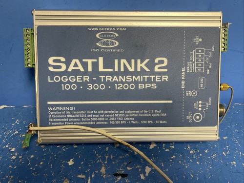Sutron satlink logger - sutron,