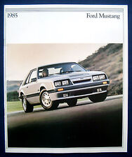 Brochure depliant Ford Mustang