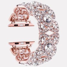 Cinturino Bling per Apple Watch Ultra 38mm 40mm 42mm 44mm 41mm 45mm 49mm Diamante Meta