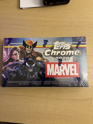 New sealed 2026 topps chrome - new/sealed,