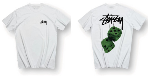 Shirt unisex stussy dice - unisex,