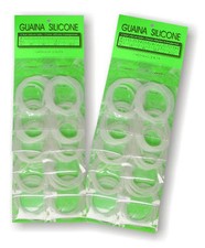 tubetto guaina silicone montature pesca galleggianti anellini per astina 