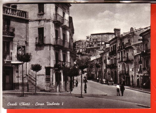Cartolina antica casoli corso - antica,