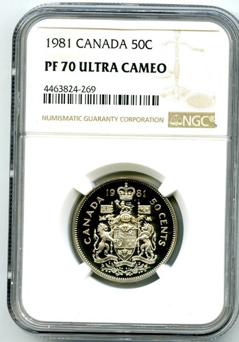 1981 canada cent - ngc, pf70