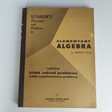 ELEMENTARY ALGEBRA – BARNETT RICH – SCHAUM’S MCGRAW-HILL