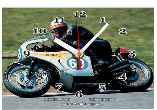 Horloge murale pilote moto - ,