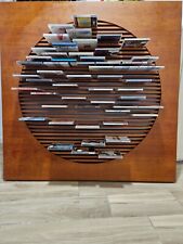 Quadro porta cd legno massiccio, oggetto di arredamento speciale