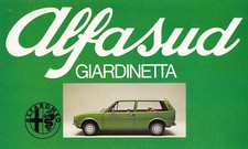 ALFA ROMEO ALFASUD GIARDINIETTA station wagon depliant d'epoca brochure 1976 13