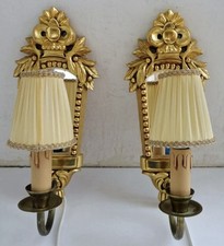 Coppia applique in legno - coppia, di