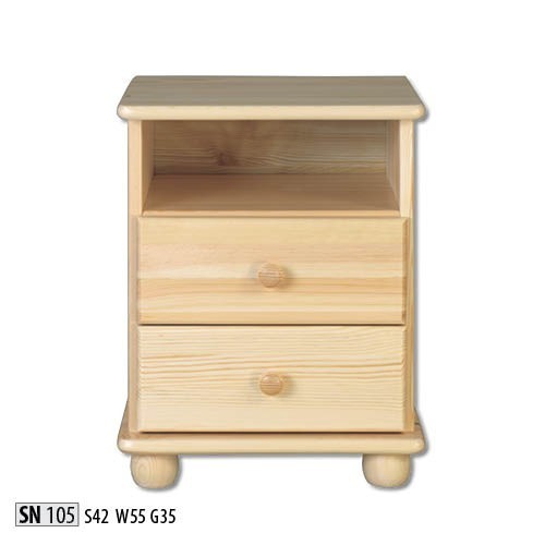 Comodino legno massello - comodino,