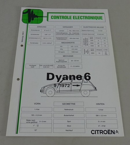 Valori regolazione citroen - valori,
