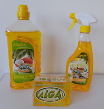 Alga sapone molle ecologico sgrassatore e gel per bucato a mano e lavatrice 3 pz