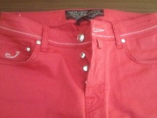 Pantalone Chinos Jacob Cohen Rosso -- Made in Italy Taglia 31 -- 46 iTA   #Back2