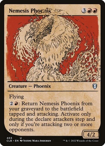 Showcase nemesis phoenix - nemesis, x4