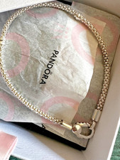 Pandora studded clasp - bn,