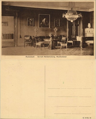 Cartolina rudolstadt schloss - cartolina,
