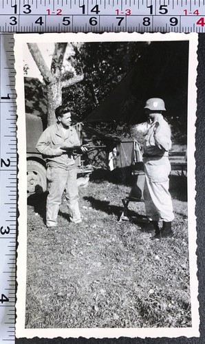 Foto istantanea militare - , bw