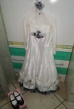 Vestito Elegante Comunione Damigella marca COLORI CHIARI + scarpe VIVIANE