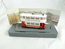MODELLINO TRAM  D'EPOCA DICK WERR TYPE TRAM CORGI LONDRA BLACK WHITE WHISKY