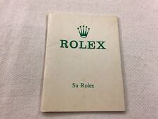 Libretto Istruzioni Su Rolex Submariner 1680 579.04 11.72 Spagnolo