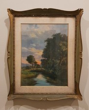 Coppia di quadri dipinti olio