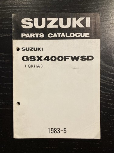 Suzuki gsx 400 fwsd parts - 400,