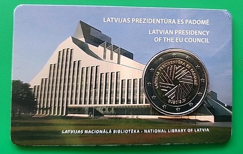 Moneta euro lettonia 2015 - moneta, 2