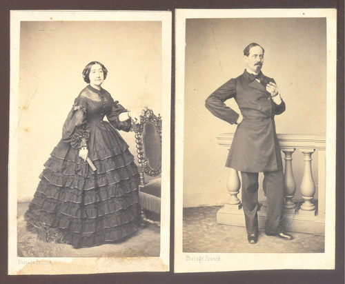 Cdv franck amédée de - 2,