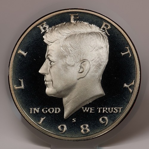 1989 kennedy mezzo dollaro - kennedy,