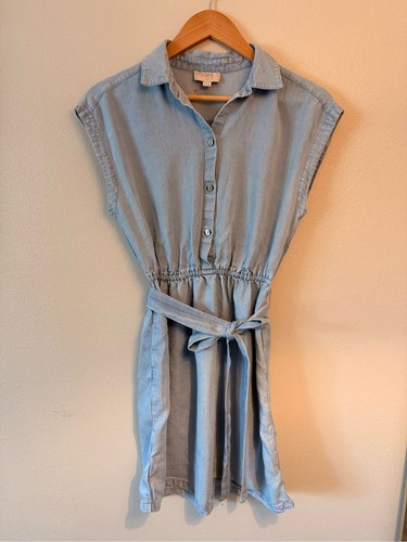 Abito camicia chambray azzurro - camicia,