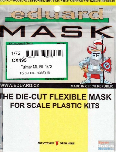 Maschera eduard educx495 72 - eduard, 1:72